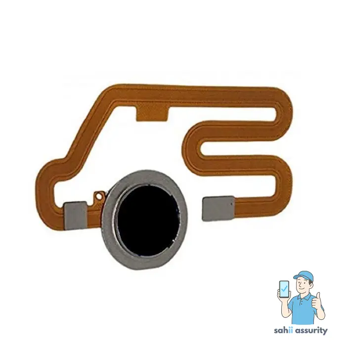 Fingerprint Sensor with Flex Cable for Realme 3 Black & Blue